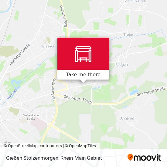 Gießen Stolzenmorgen map