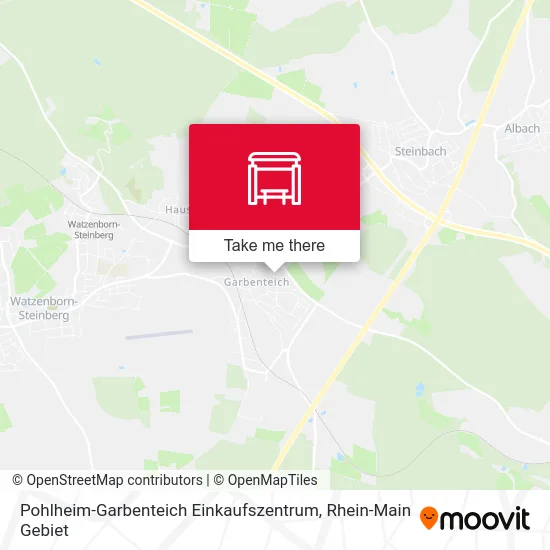 Карта Pohlheim-Garbenteich Einkaufszentrum