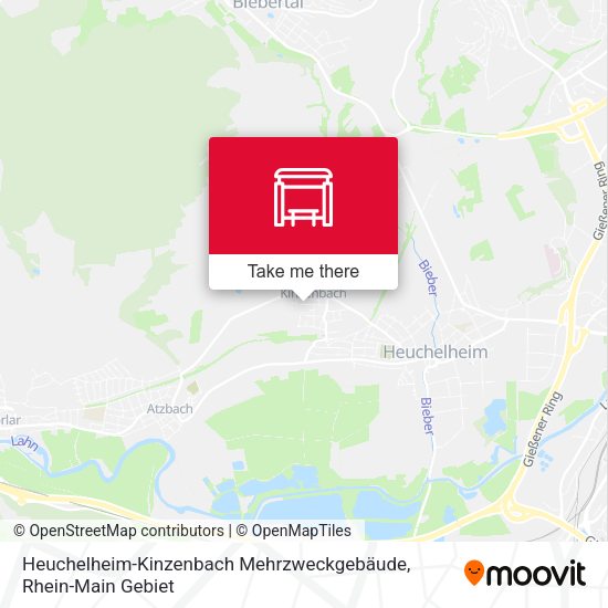 Heuchelheim-Kinzenbach Mehrzweckgebäude map