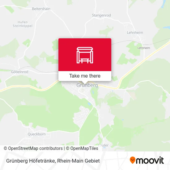 Карта Grünberg Höfetränke