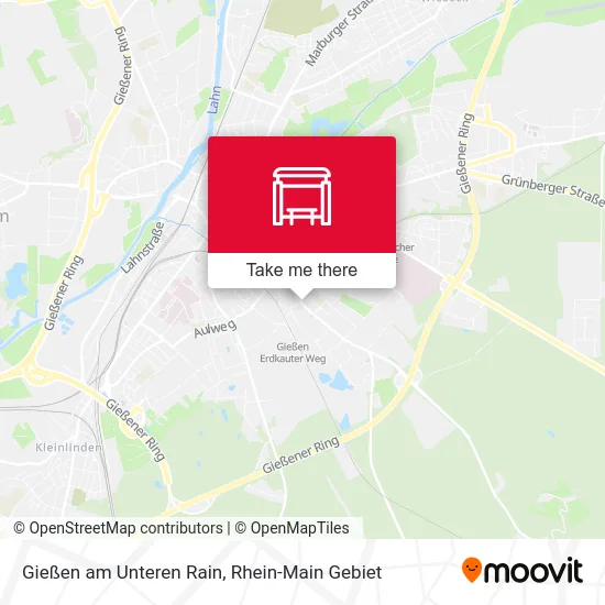 Карта Gießen am Unteren Rain