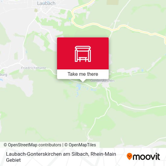 Laubach-Gonterskirchen am Silbach map