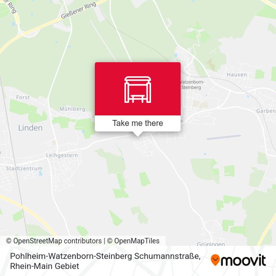 Pohlheim-Watzenborn-Steinberg Schumannstraße map