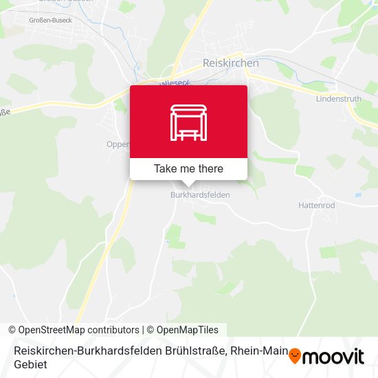 Reiskirchen-Burkhardsfelden Brühlstraße map