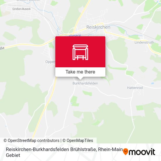 Reiskirchen-Burkhardsfelden Brühlstraße map