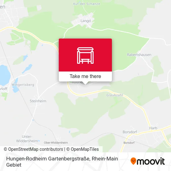 Карта Hungen-Rodheim Gartenbergstraße