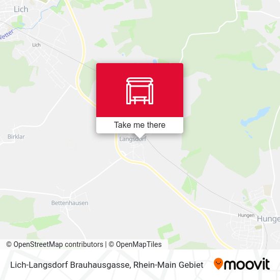 Lich-Langsdorf Brauhausgasse map