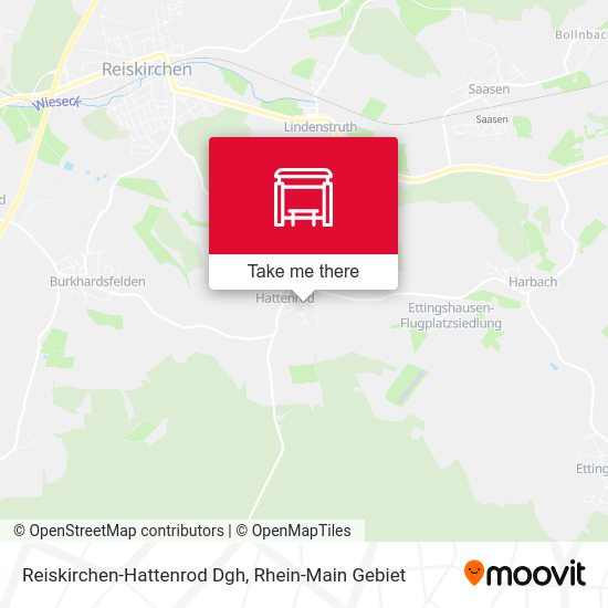 Карта Reiskirchen-Hattenrod Dgh
