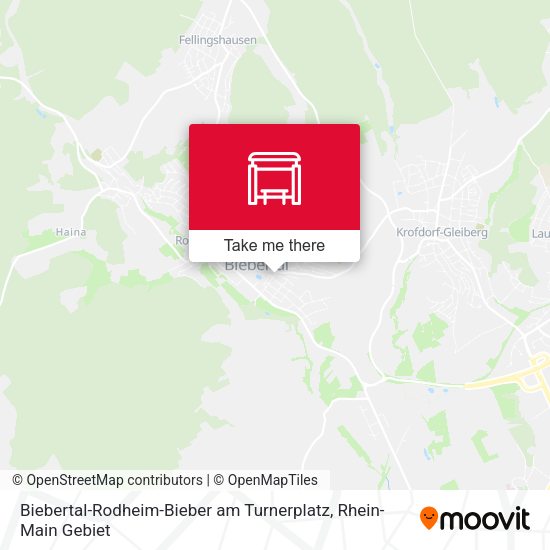 Biebertal-Rodheim-Bieber am Turnerplatz map