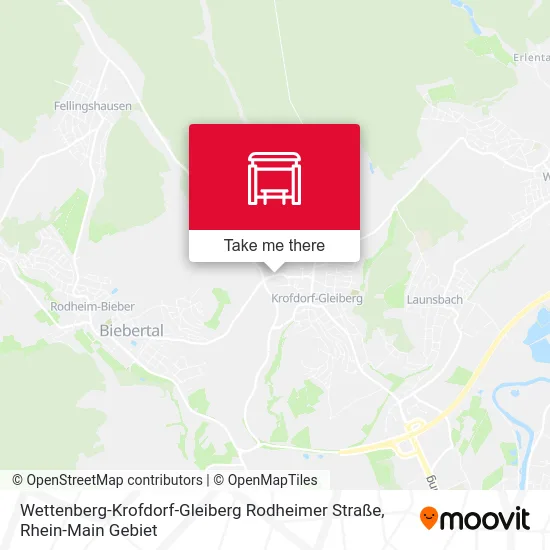 Карта Wettenberg-Krofdorf-Gleiberg Rodheimer Straße