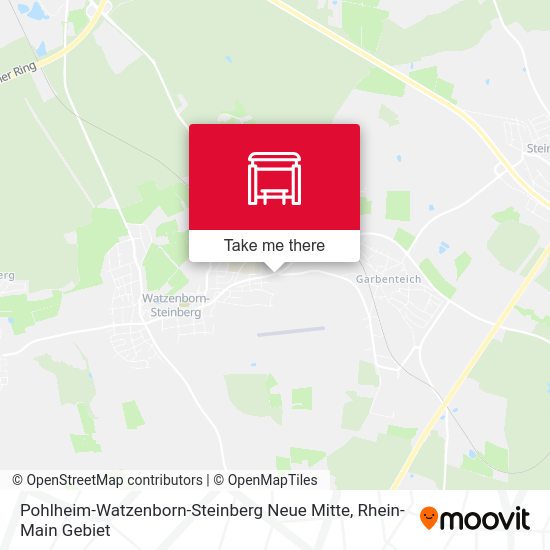 Pohlheim-Watzenborn-Steinberg Neue Mitte map