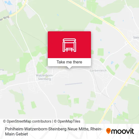 Карта Pohlheim-Watzenborn-Steinberg Neue Mitte