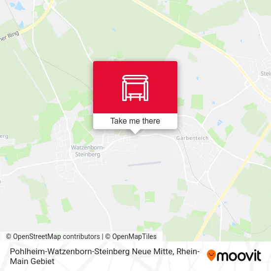 Карта Pohlheim-Watzenborn-Steinberg Neue Mitte