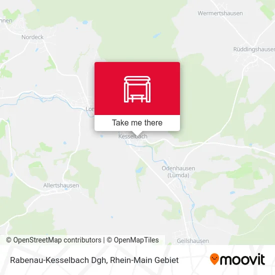 Карта Rabenau-Kesselbach Dgh