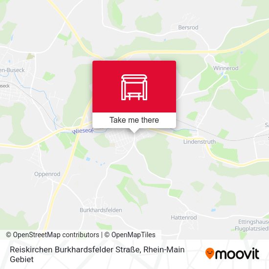 Reiskirchen Burkhardsfelder Straße map
