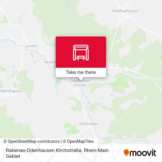 Rabenau-Odenhausen Kirchstraße map