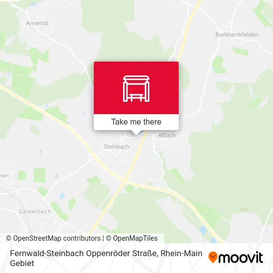 Карта Fernwald-Steinbach Oppenröder Straße