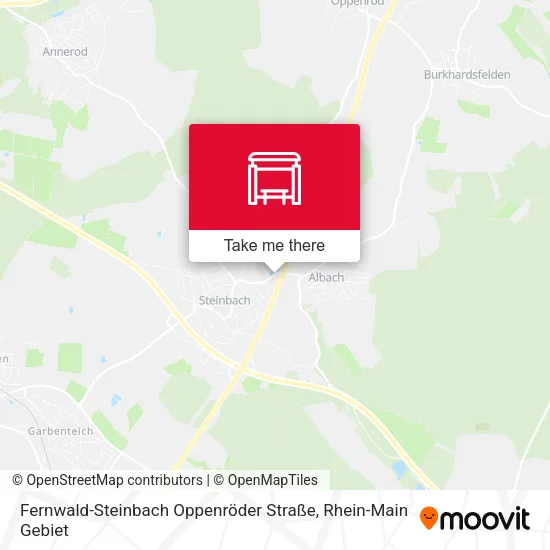 Карта Fernwald-Steinbach Oppenröder Straße