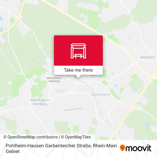 Pohlheim-Hausen Garbenteicher Straße map