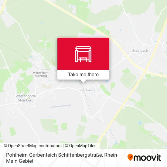 Карта Pohlheim-Garbenteich Schiffenbergstraße