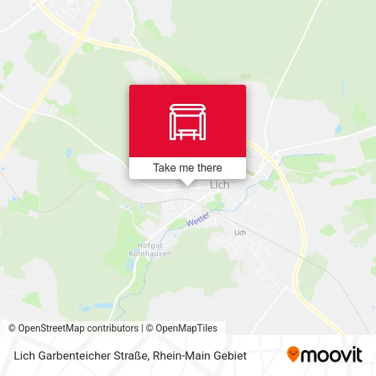 Карта Lich Garbenteicher Straße