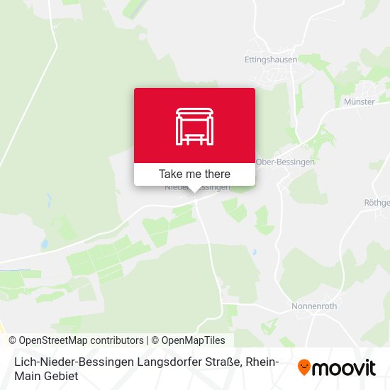 Lich-Nieder-Bessingen Langsdorfer Straße map