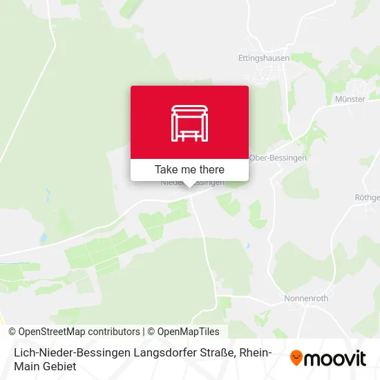 Карта Lich-Nieder-Bessingen Langsdorfer Straße
