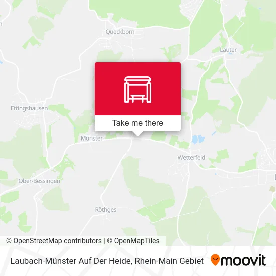 Карта Laubach-Münster Auf Der Heide