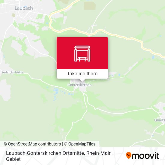 Laubach-Gonterskirchen Ortsmitte map