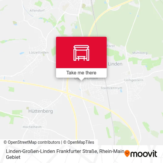 Карта Linden-Großen-Linden Frankfurter Straße