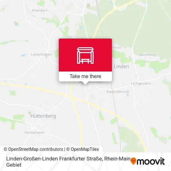 Карта Linden-Großen-Linden Frankfurter Straße
