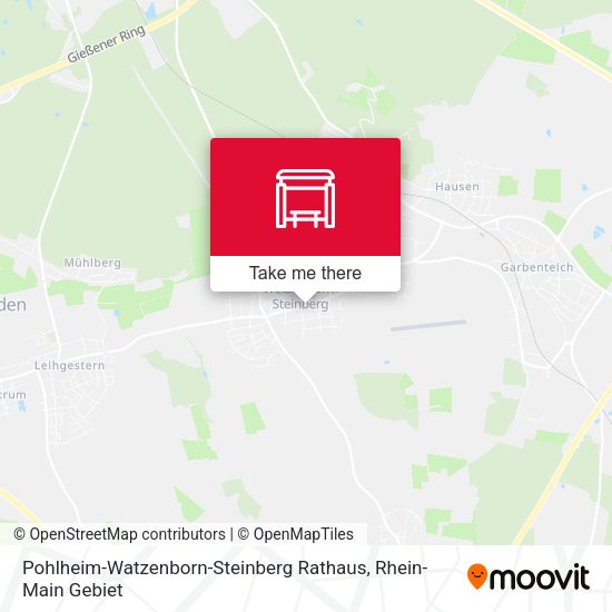 Pohlheim-Watzenborn-Steinberg Rathaus map