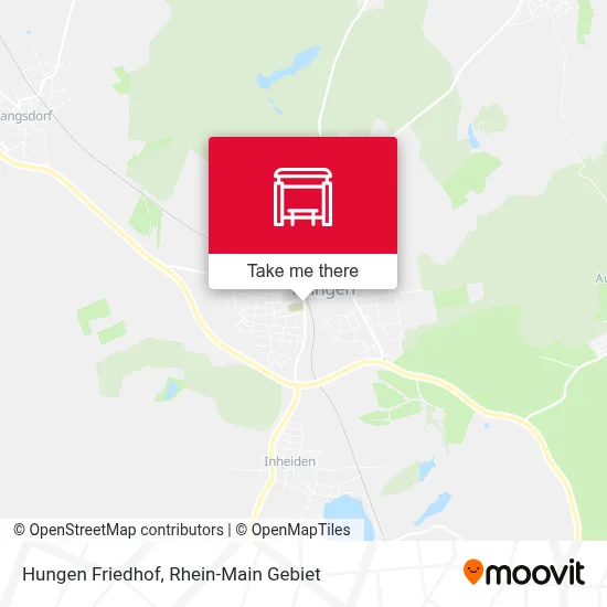 Hungen Friedhof map