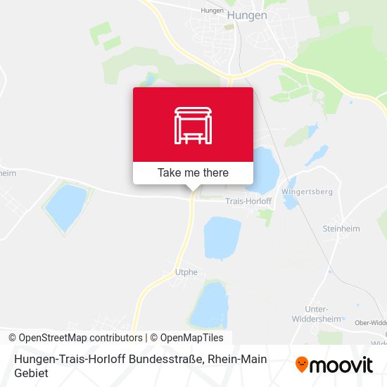 Hungen-Trais-Horloff Bundesstraße map