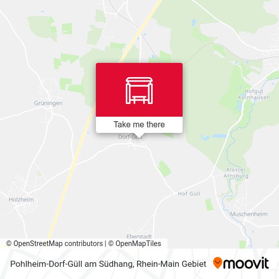 Pohlheim-Dorf-Güll am Südhang map