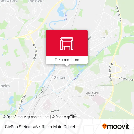Карта Gießen Steinstraße