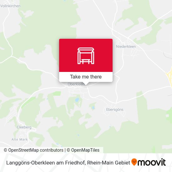 Langgöns-Oberkleen am Friedhof map