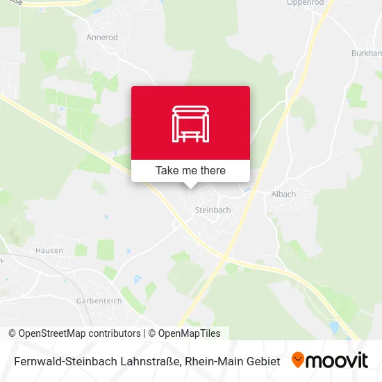 Карта Fernwald-Steinbach Lahnstraße