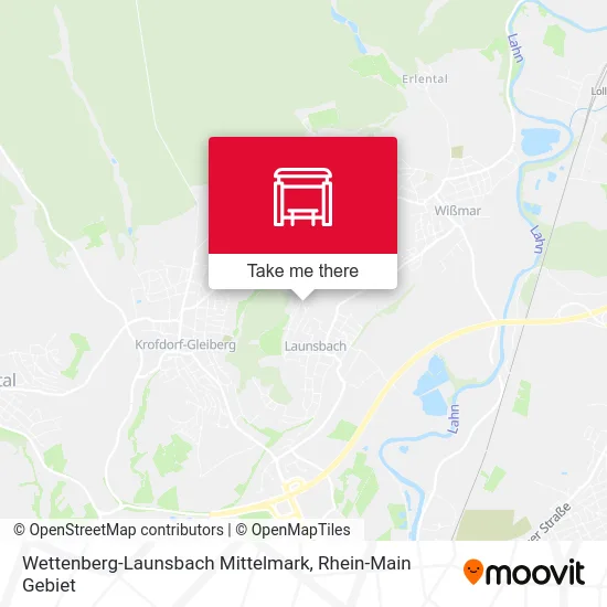 Карта Wettenberg-Launsbach Mittelmark