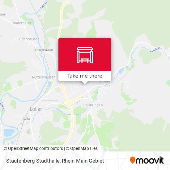 Staufenberg Stadthalle map