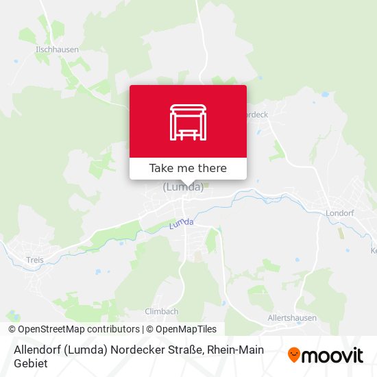 Allendorf (Lumda) Nordecker Straße map