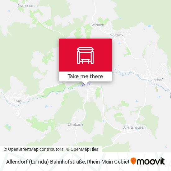 Allendorf (Lumda) Bahnhofstraße map