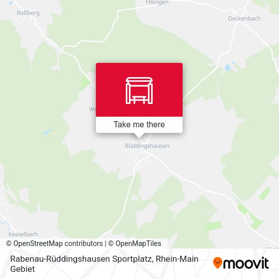Rabenau-Rüddingshausen Sportplatz map
