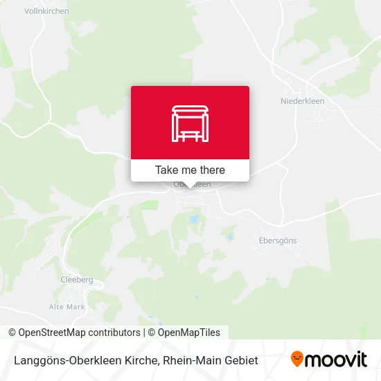 Карта Langgöns-Oberkleen Kirche