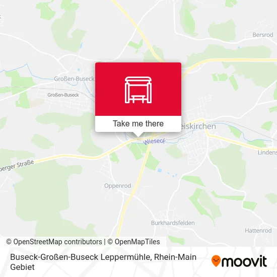 Карта Buseck-Großen-Buseck Leppermühle