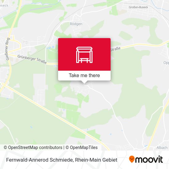 Fernwald-Annerod Schmiede map