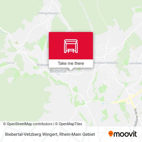 Biebertal-Vetzberg Wingert map