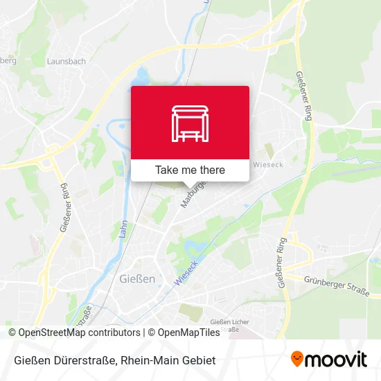 Карта Gießen Dürerstraße