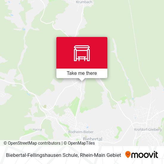 Biebertal-Fellingshausen Schule map