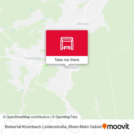 Карта Biebertal-Krumbach Lindenstraße